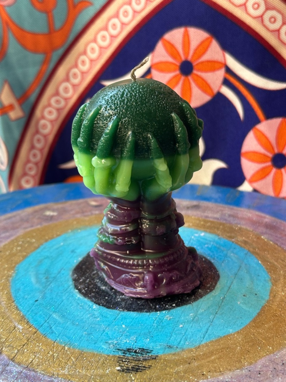 Crystal Ball Candle | Witchy Decor | Handmade Altar Candle | Fortune Teller